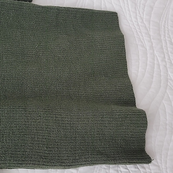 Women's Ribbed Knit Turtleneck Bodycon Stretch Long Sleeve Tube Sweater Dress - Picture 8 of 11